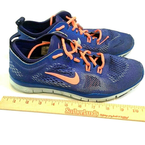 blue mesh sports shoes